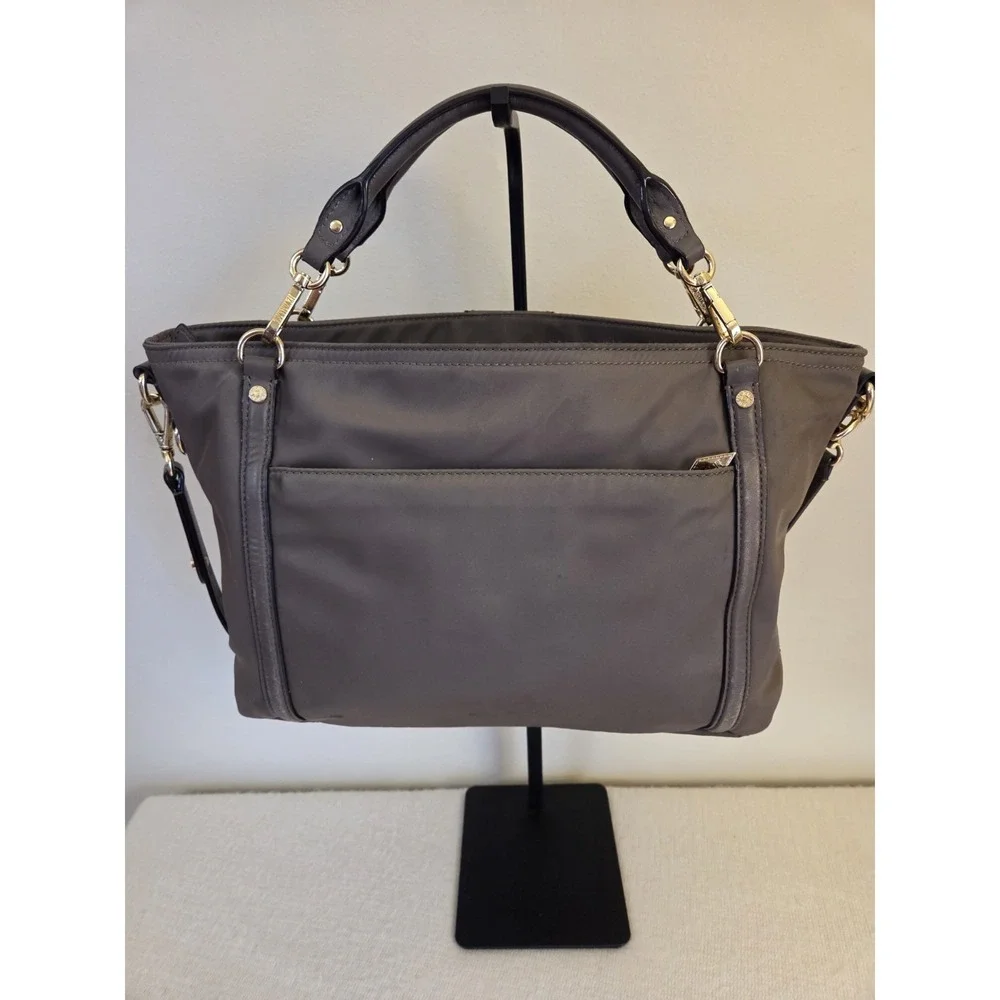 MZ Wallace Taupe Small Nikki Bedford Satchel Tote‎ Hand Bag